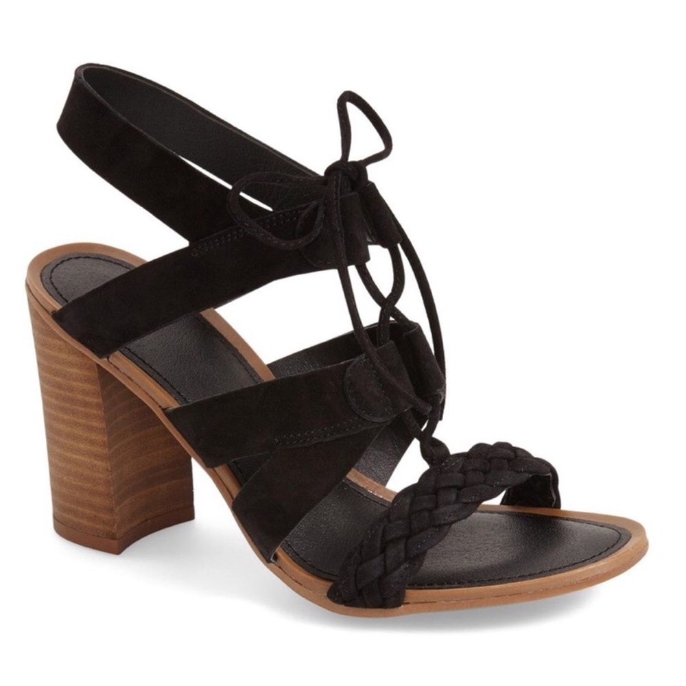 Franco Sarto Sierra lace up block heel sandal